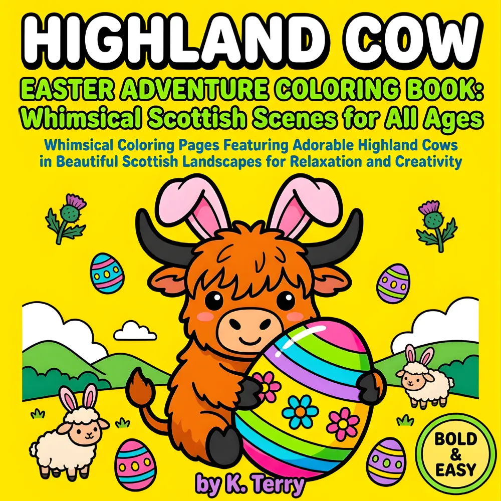 Cover of Highland Cow Easter