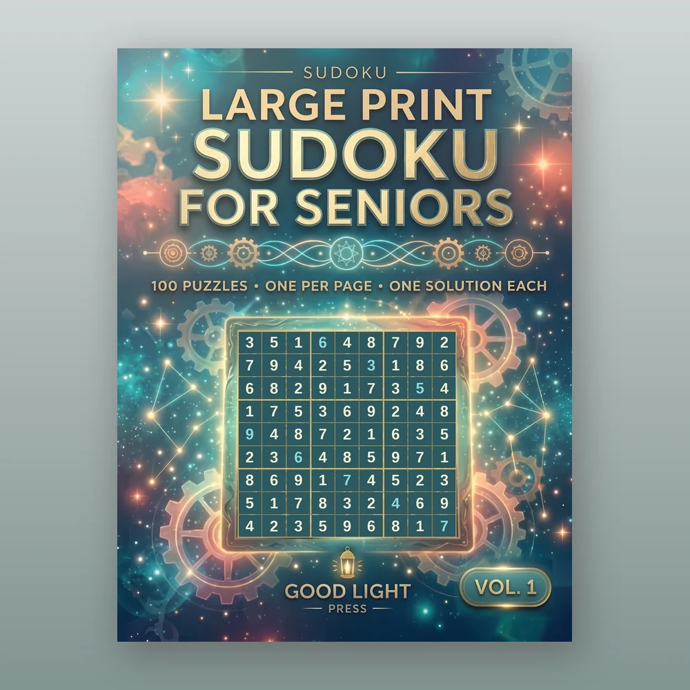 Cover of Large Print Sudoku for Seniors