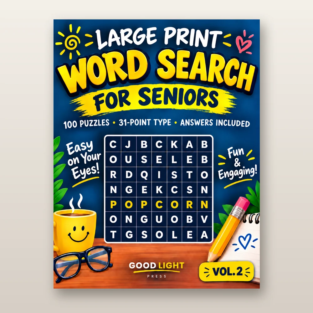 Cover of Large Print Word Search for Seniors, Volume 2