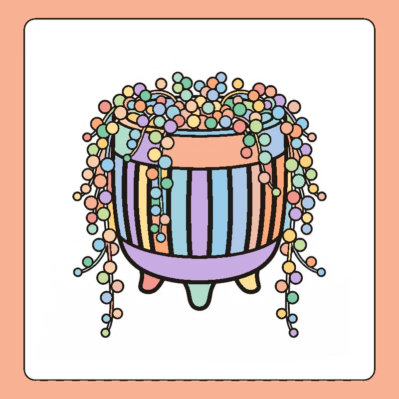 Colored example page from Modern Botanicals