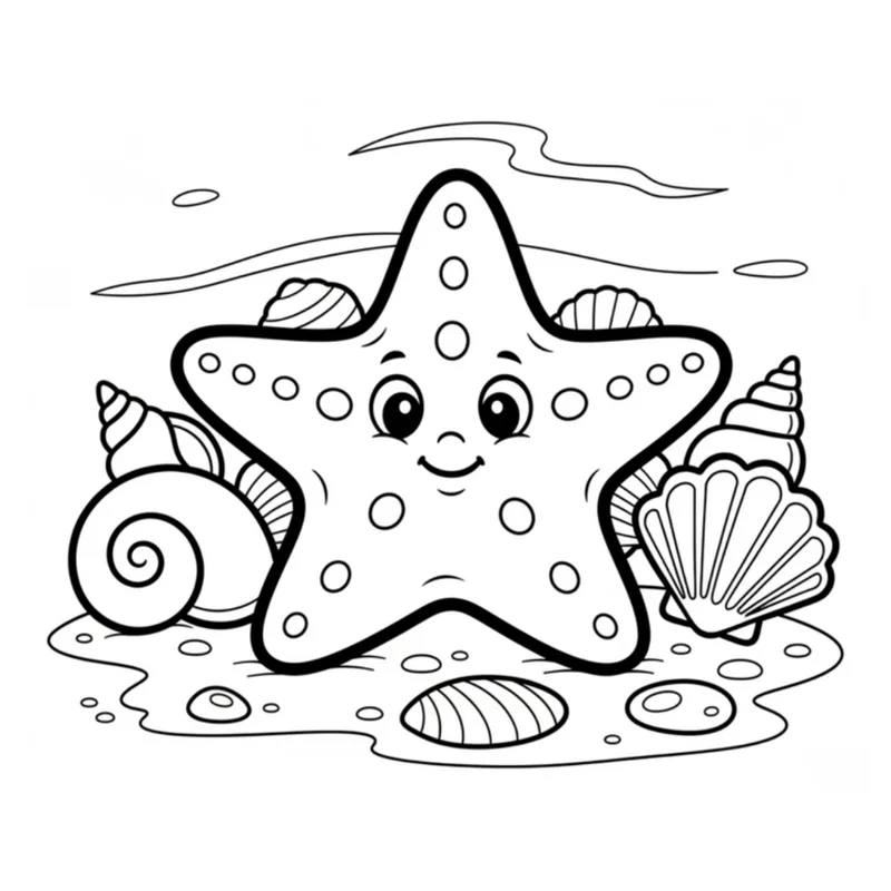 Sample page 1 from Bold & Easy Sea Creatures