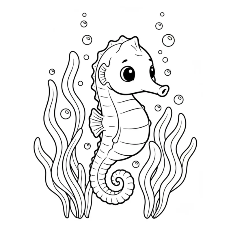 Sample page 2 from Bold & Easy Sea Creatures